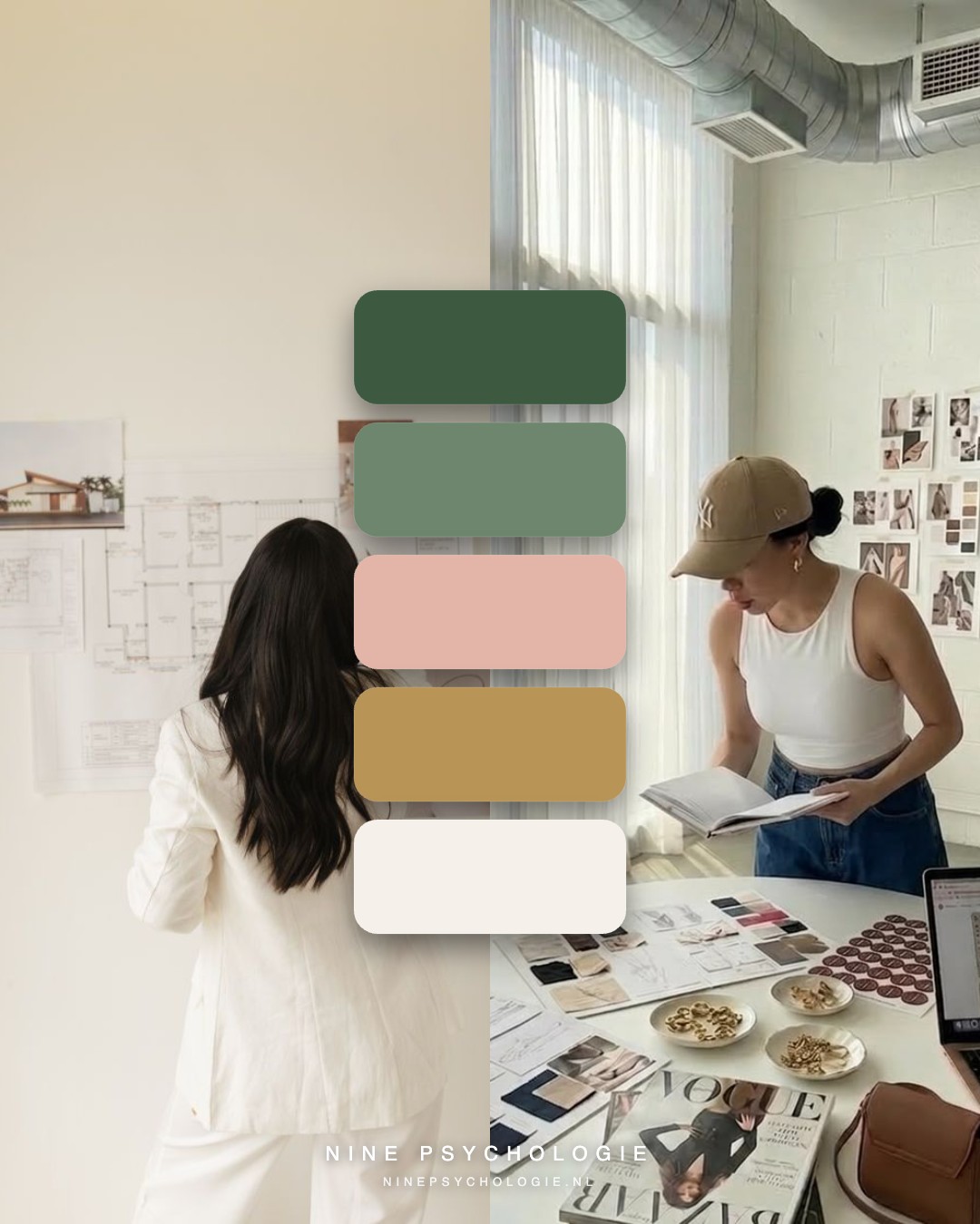 Branding and web design by Muse Agency for Nine Psychologie