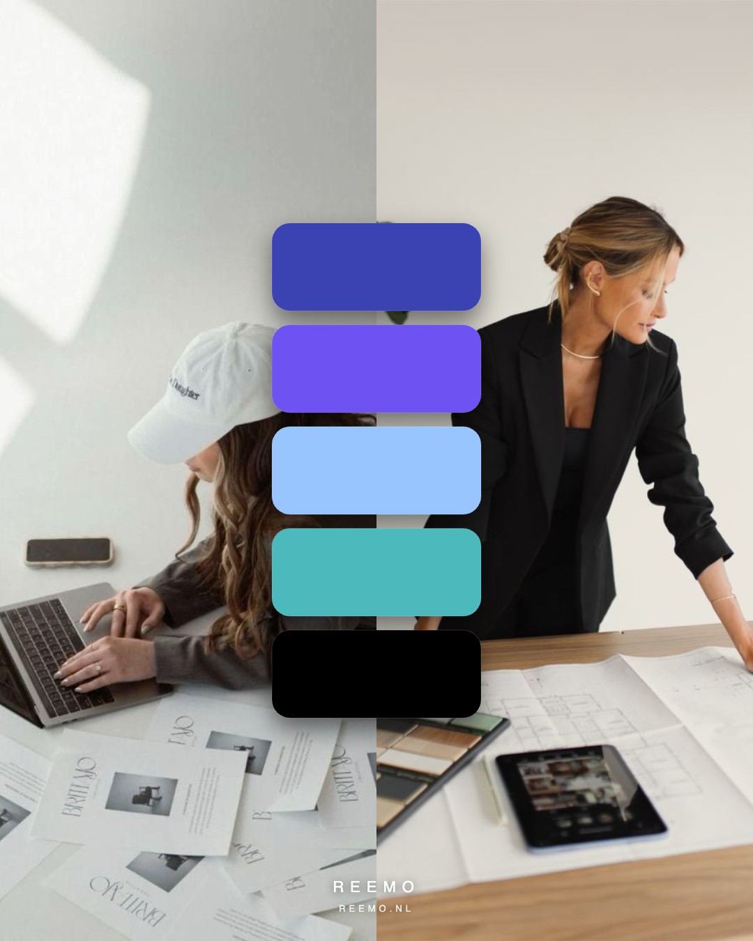 Complete branding, web design and print by Muse Agency for Reemo