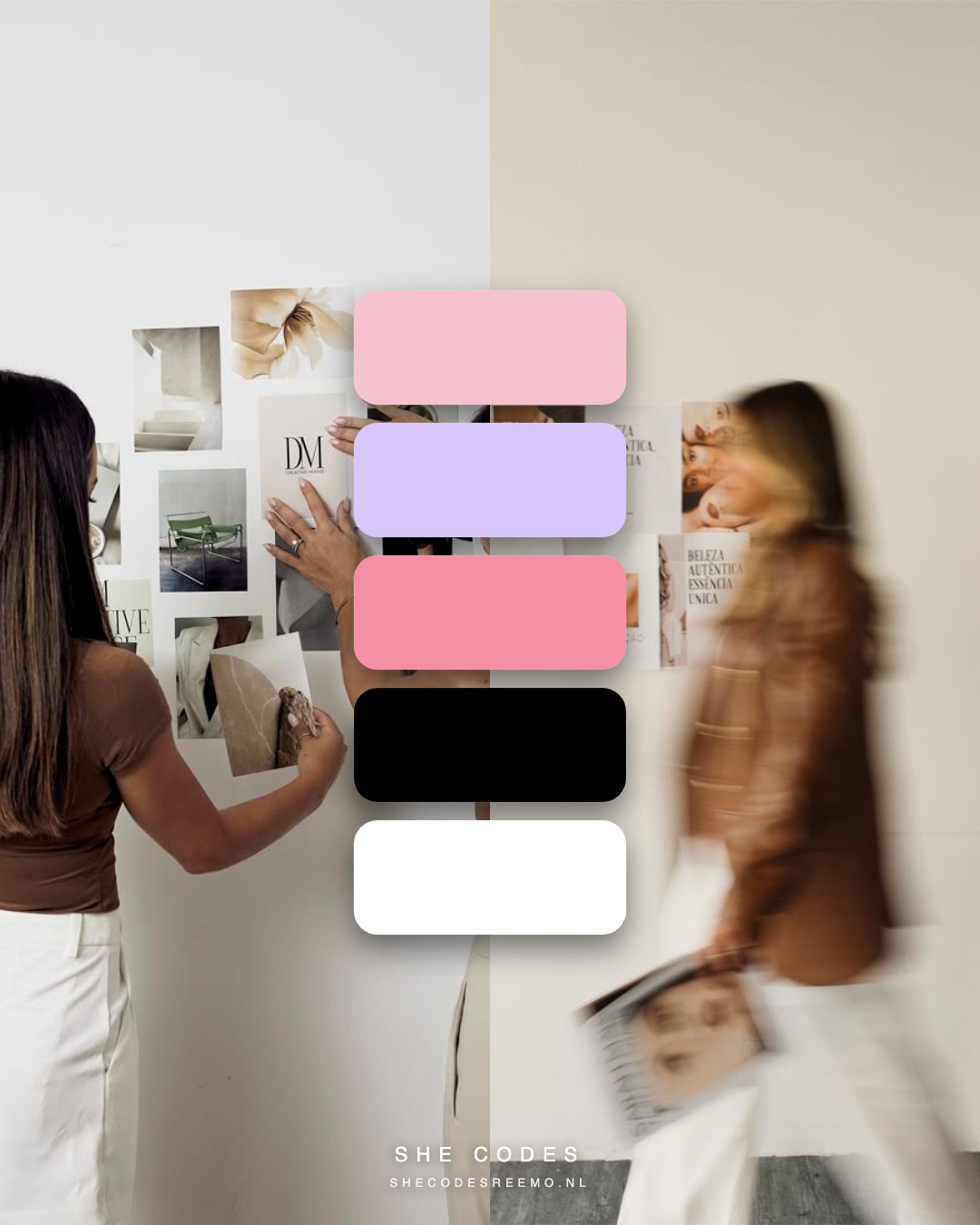 Complete branding and web design by Muse Agency for She Codes