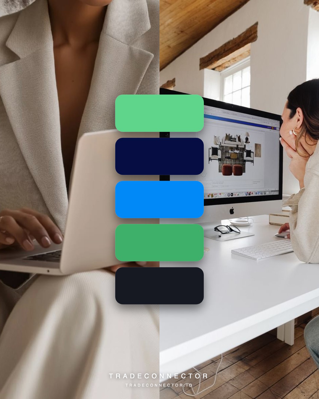 App design by Muse Agency for the fintech platform TradeConnector